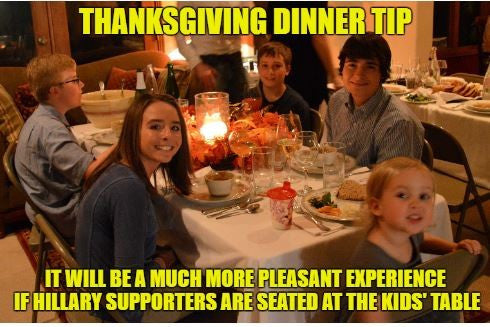 Thanksgiving Dinner Tip from Memes to Life
