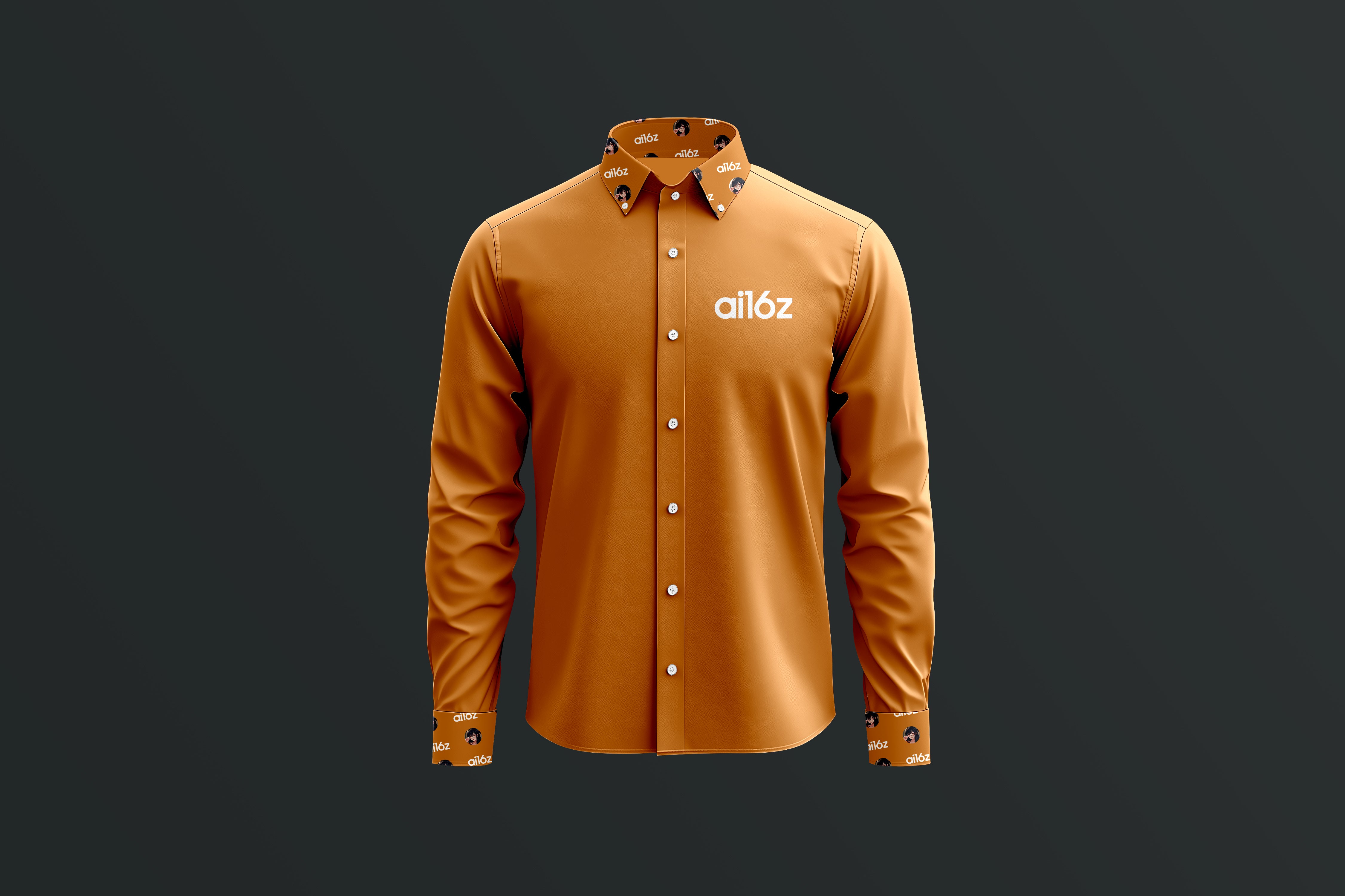 AI16z Signature Button-Down Shirt