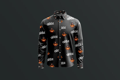 AI16z Signature Button-Down Shirt