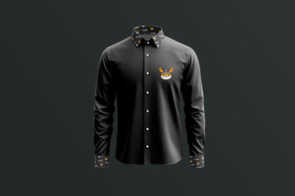 FLOKI Viking Dog Signature Button-Down Shirt