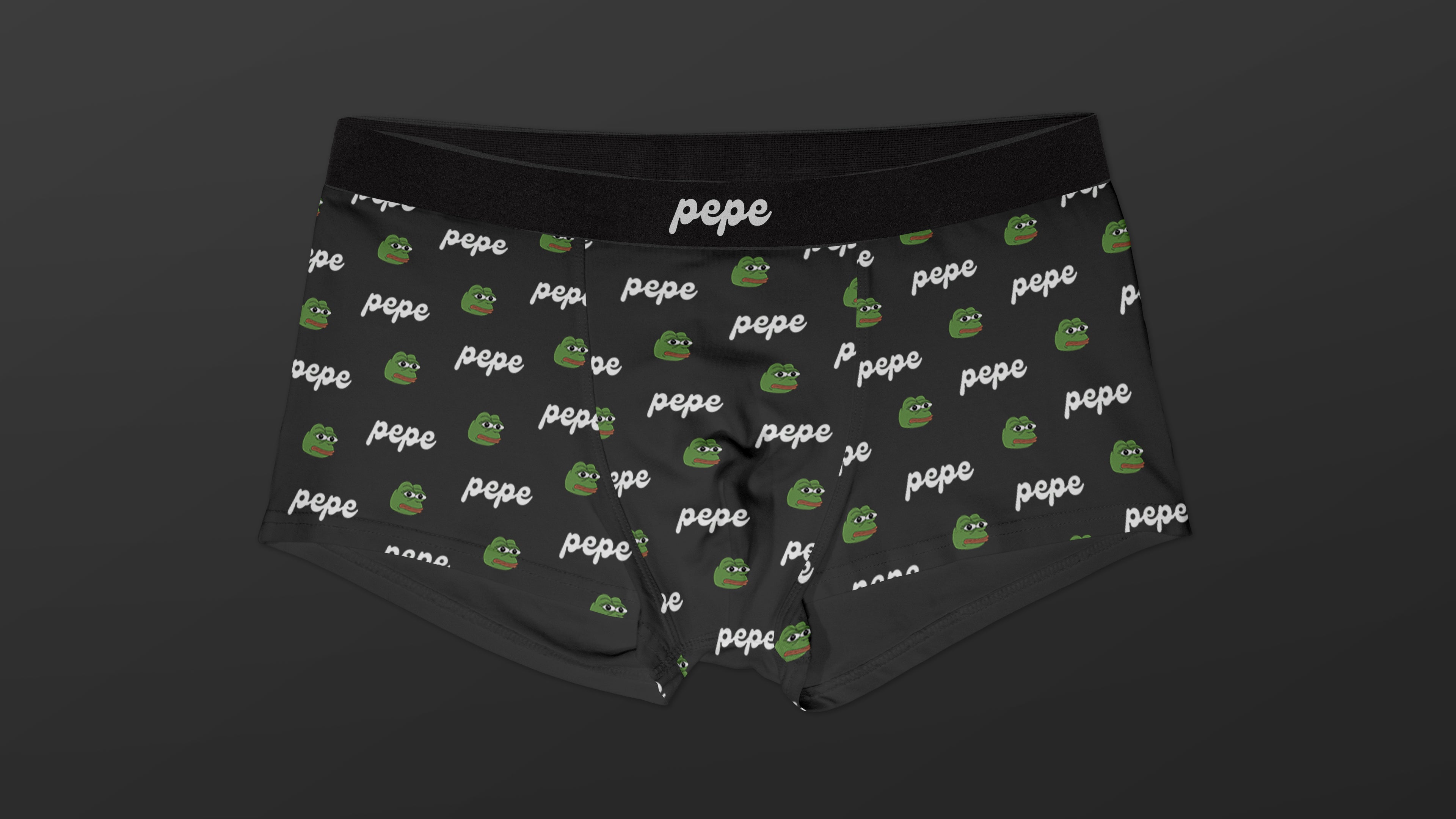 Pepe Crypto Boxers – The OG Memastic Trenching Gear