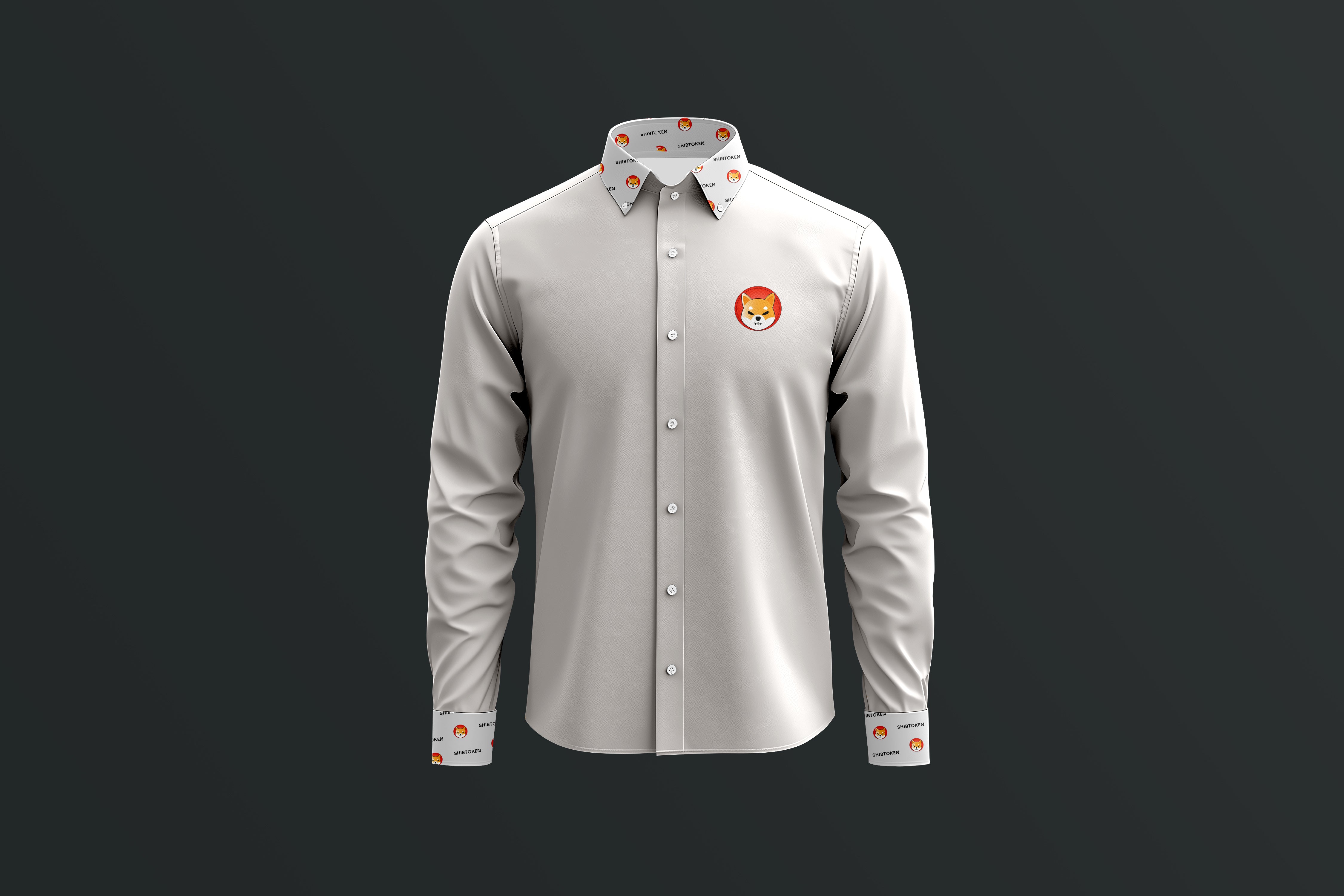 Shiba Inu Luxury Button-Down Shirt