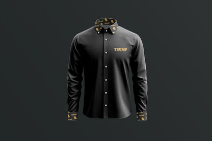 TRUMP Luxury Button-Down Shirt – Presidential Elegance