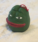 Christmas Pepe Ornament Special Limited Edition 3D Printed & Hand Painted!