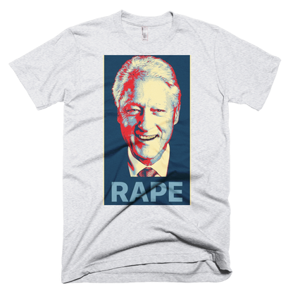 Official Bill Clinton is a RAPIST T Shirt By Roger Stone!